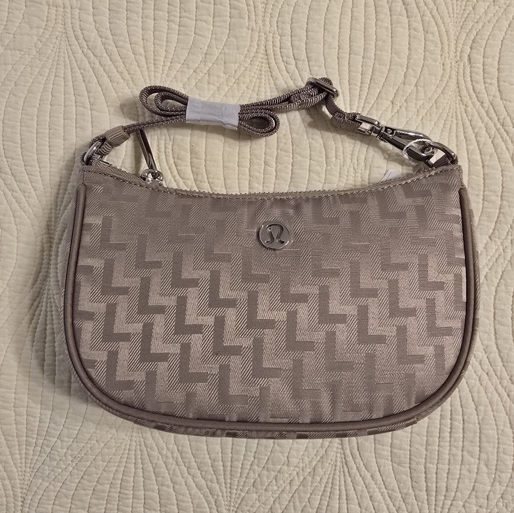 NWT Lululemon Athletica City Essentials Mini Shoulder Bag, Monogram Jacquard - Picture 1 of 8